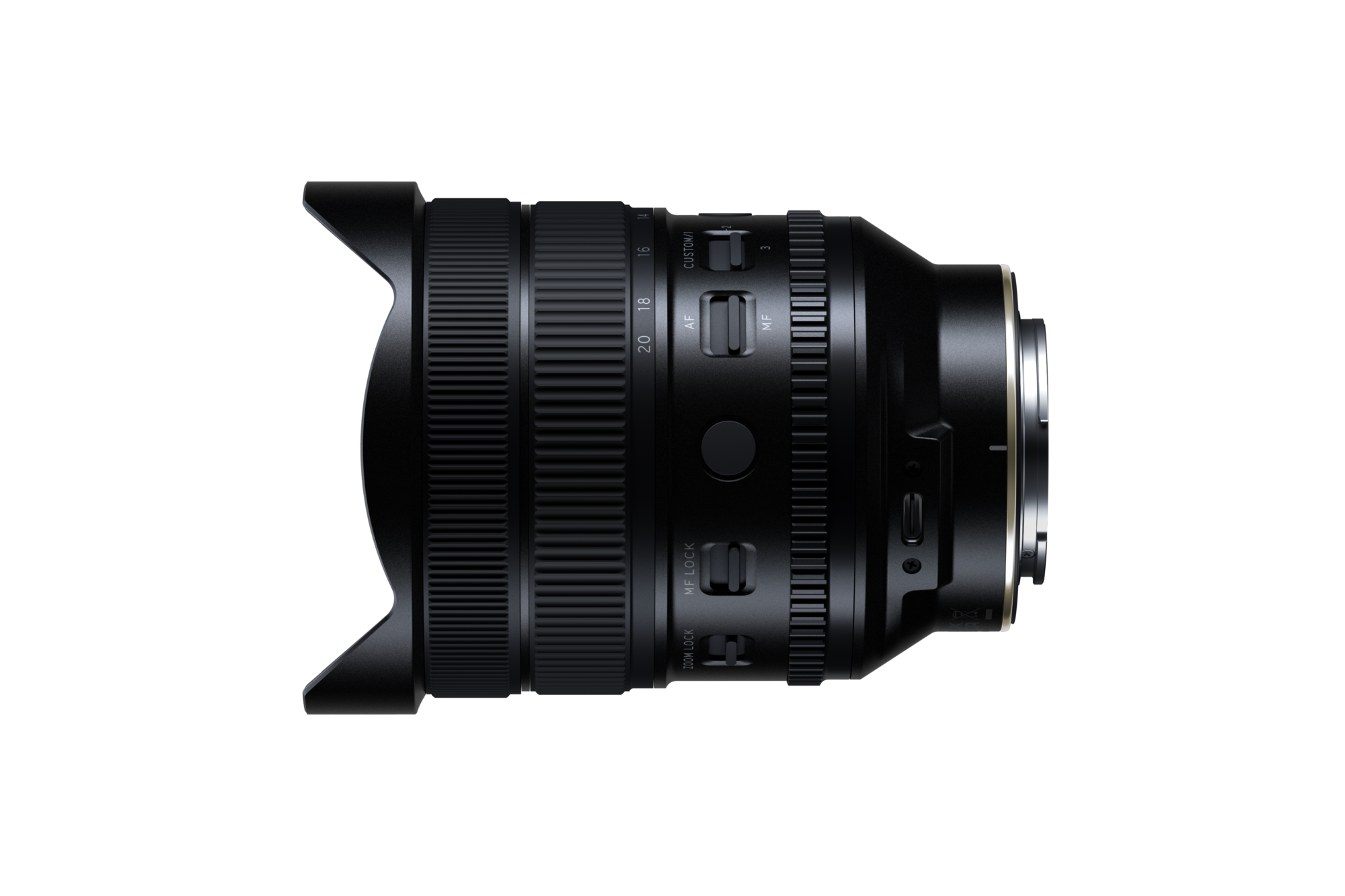 Tamron camera lens for professional photography and videography.