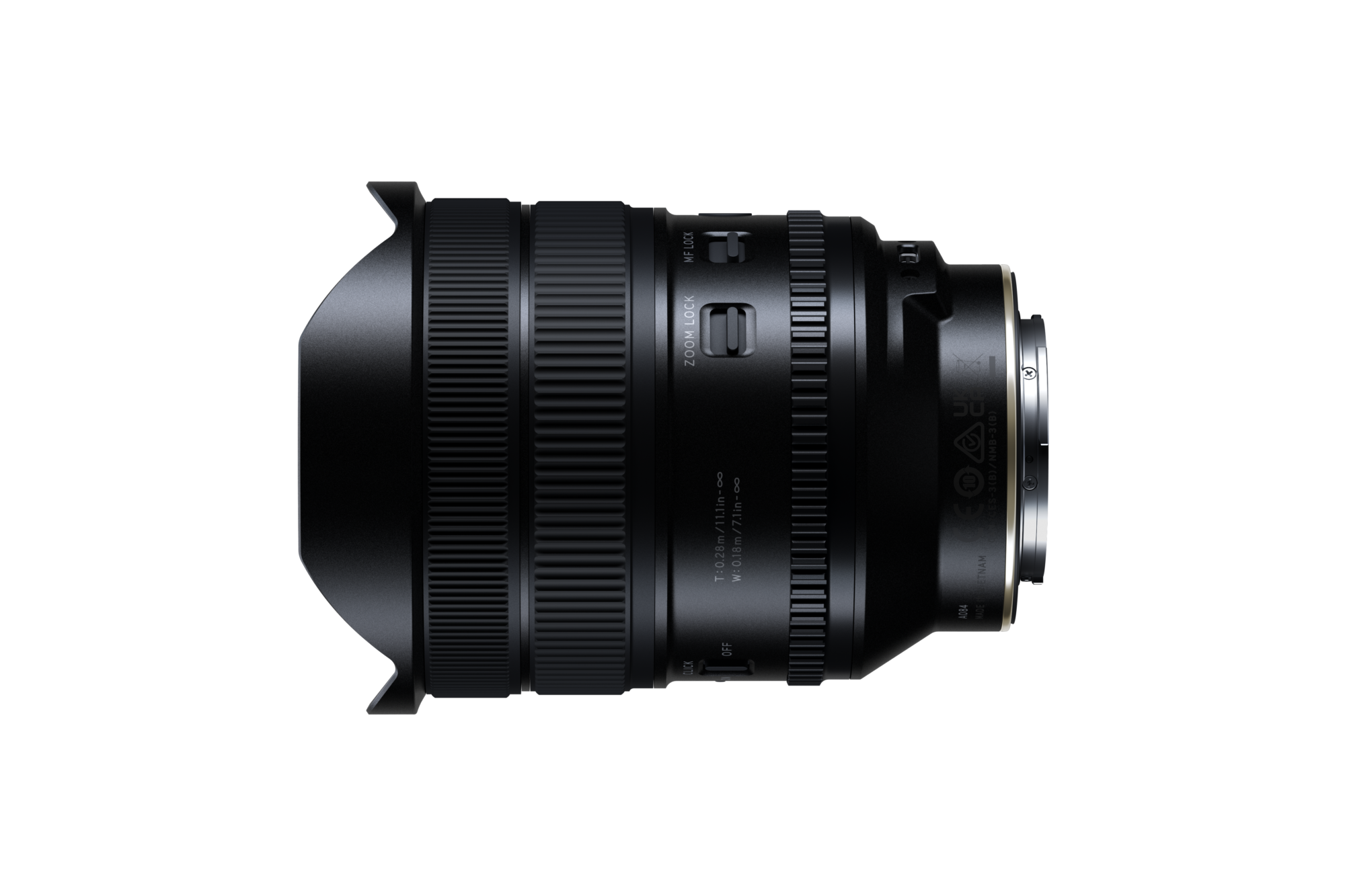 Tamron camera lens for professional photography.